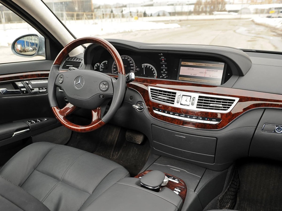 Mercedes s class w221 салон