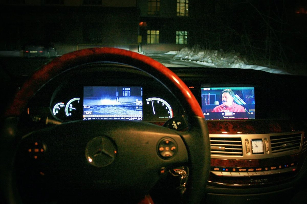 Ночное видение Мерседес w221