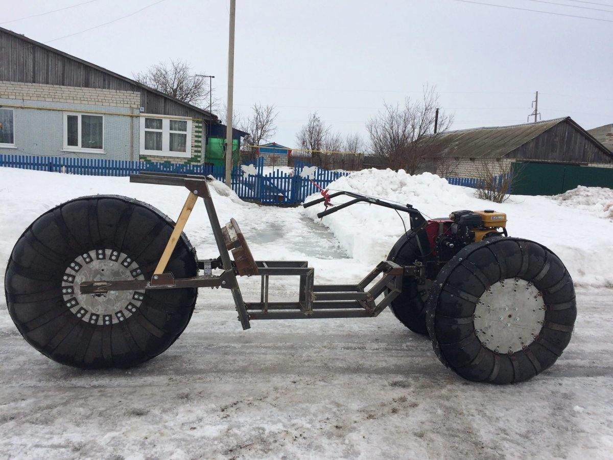 Мини каракат болотоход