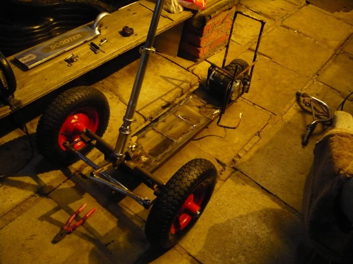 Самодельный электрический трицикл