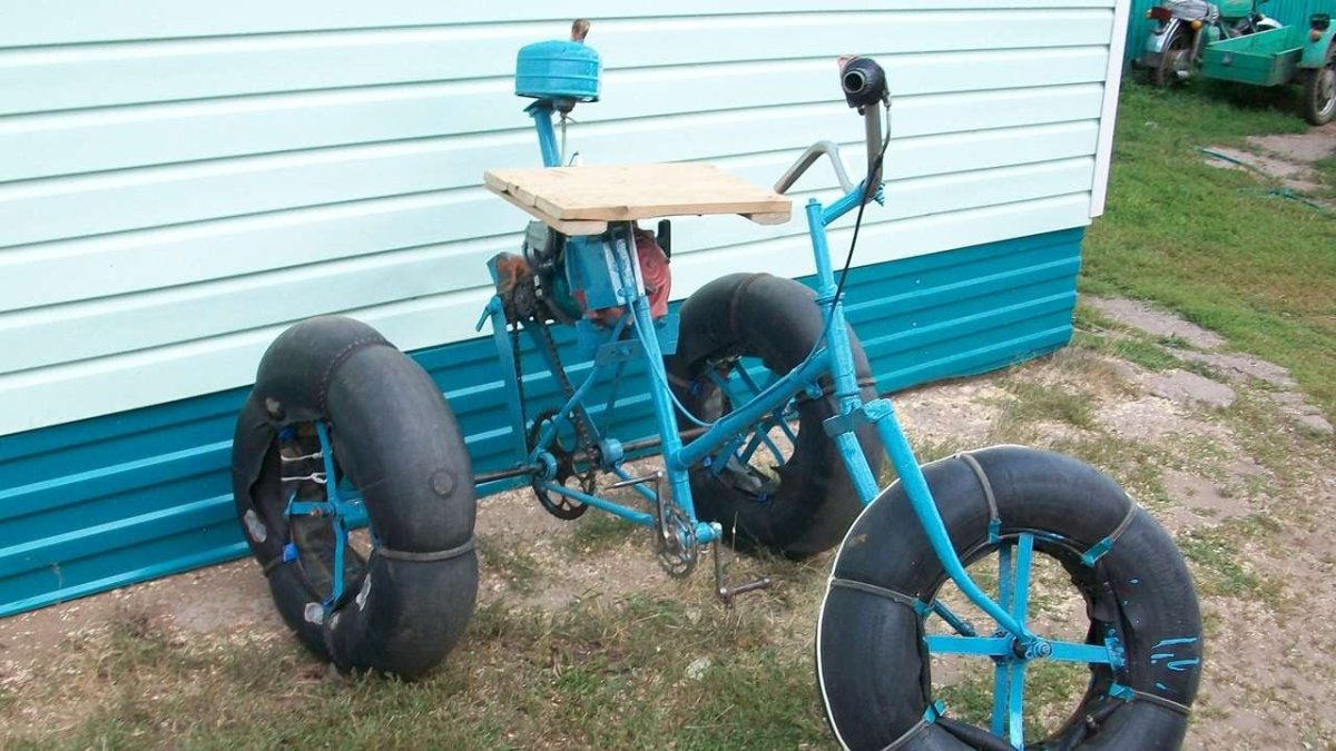 Трехколесный мотоблок