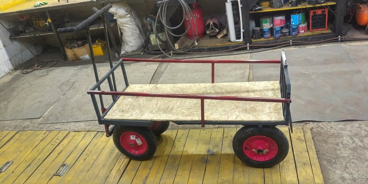Самодельная тележка для перевозки грузов