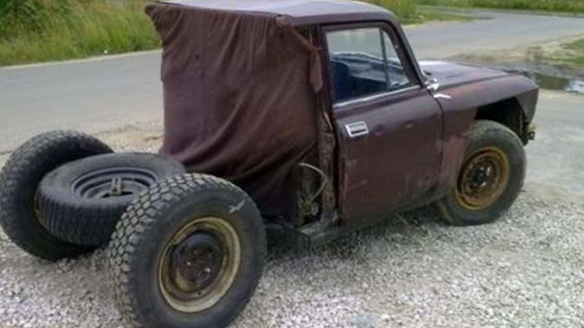 Трактор из москвича 412