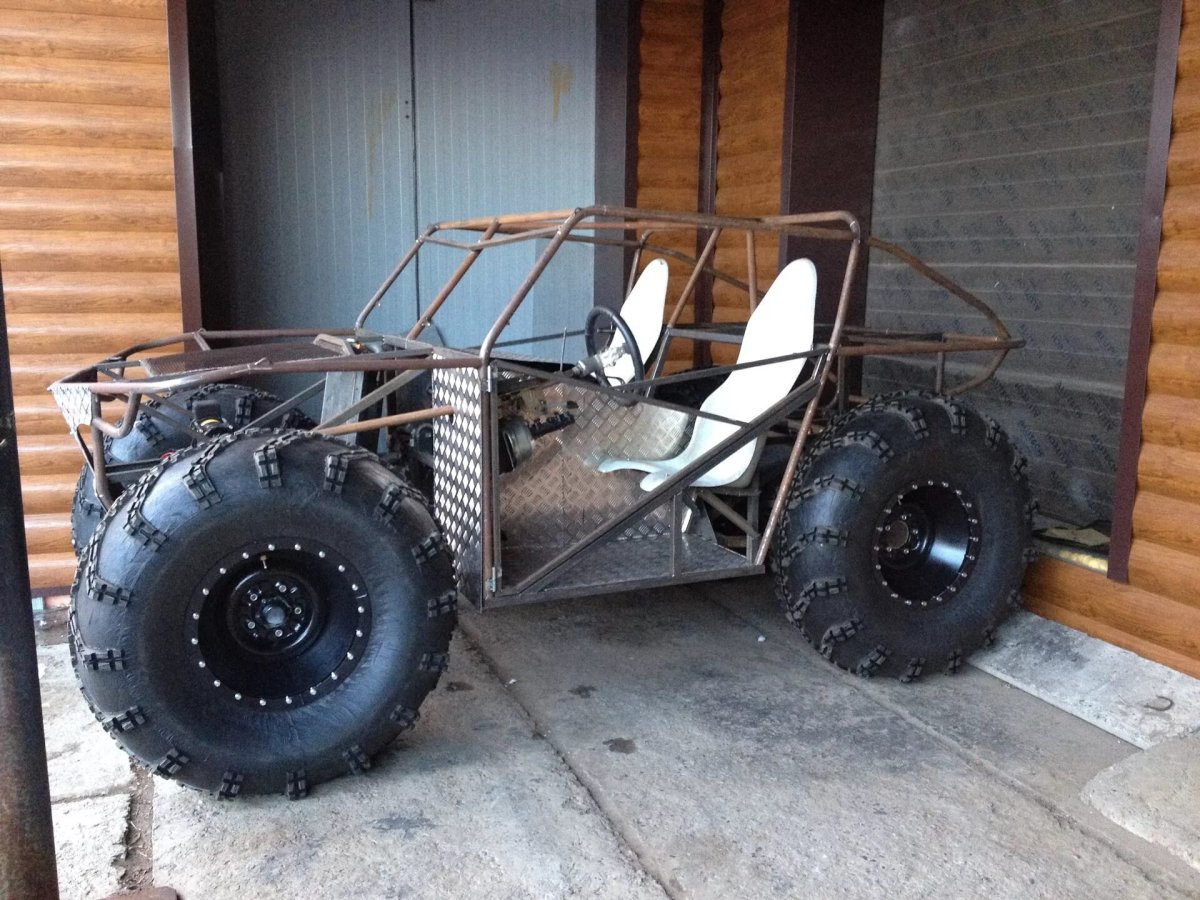 Квадроцикл на ободрышах КФ 97