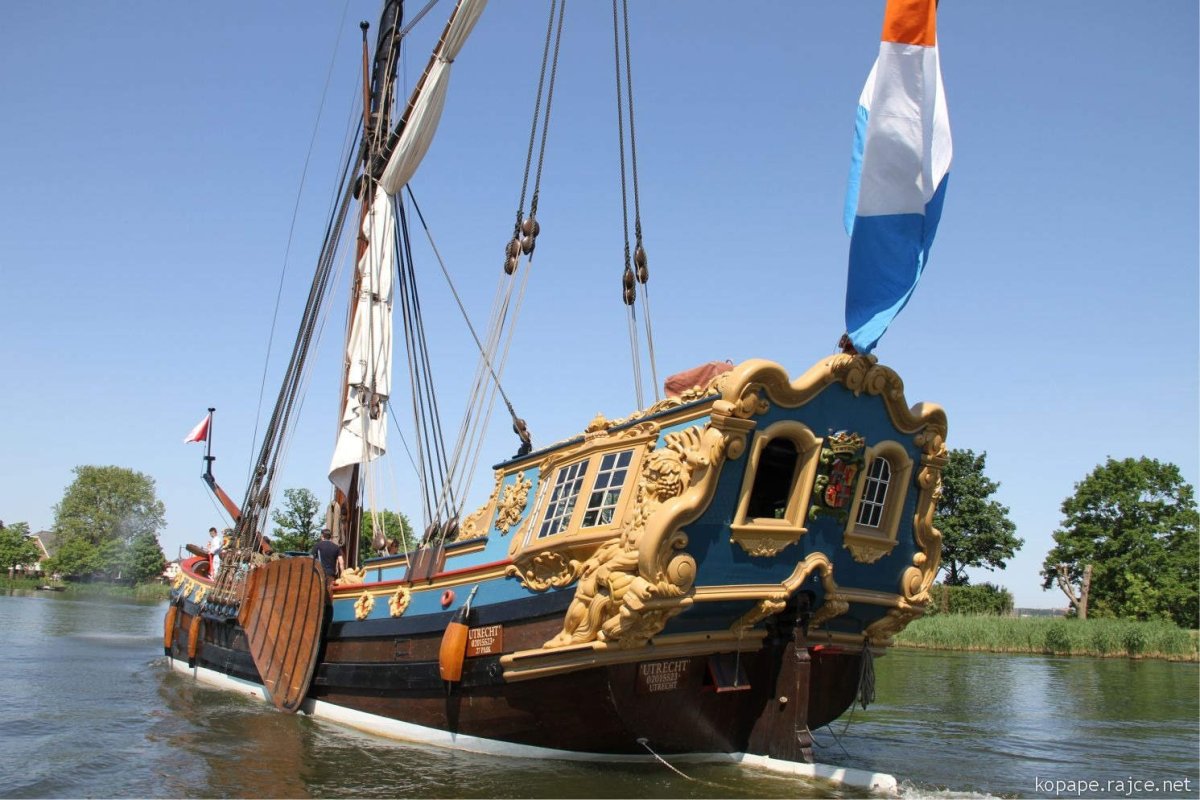 Голландская яхта 17 века