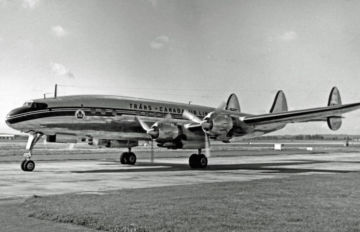 Lockheed l-1049 super Constellation самолёты Lockheed