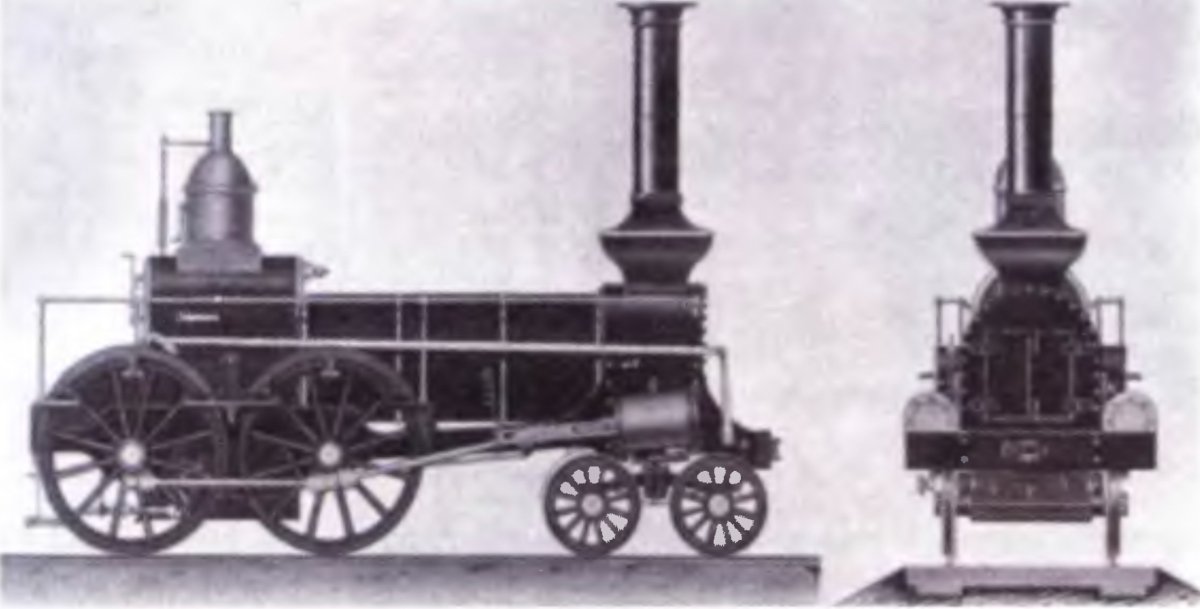 Первый паровоз Черепановых 1834