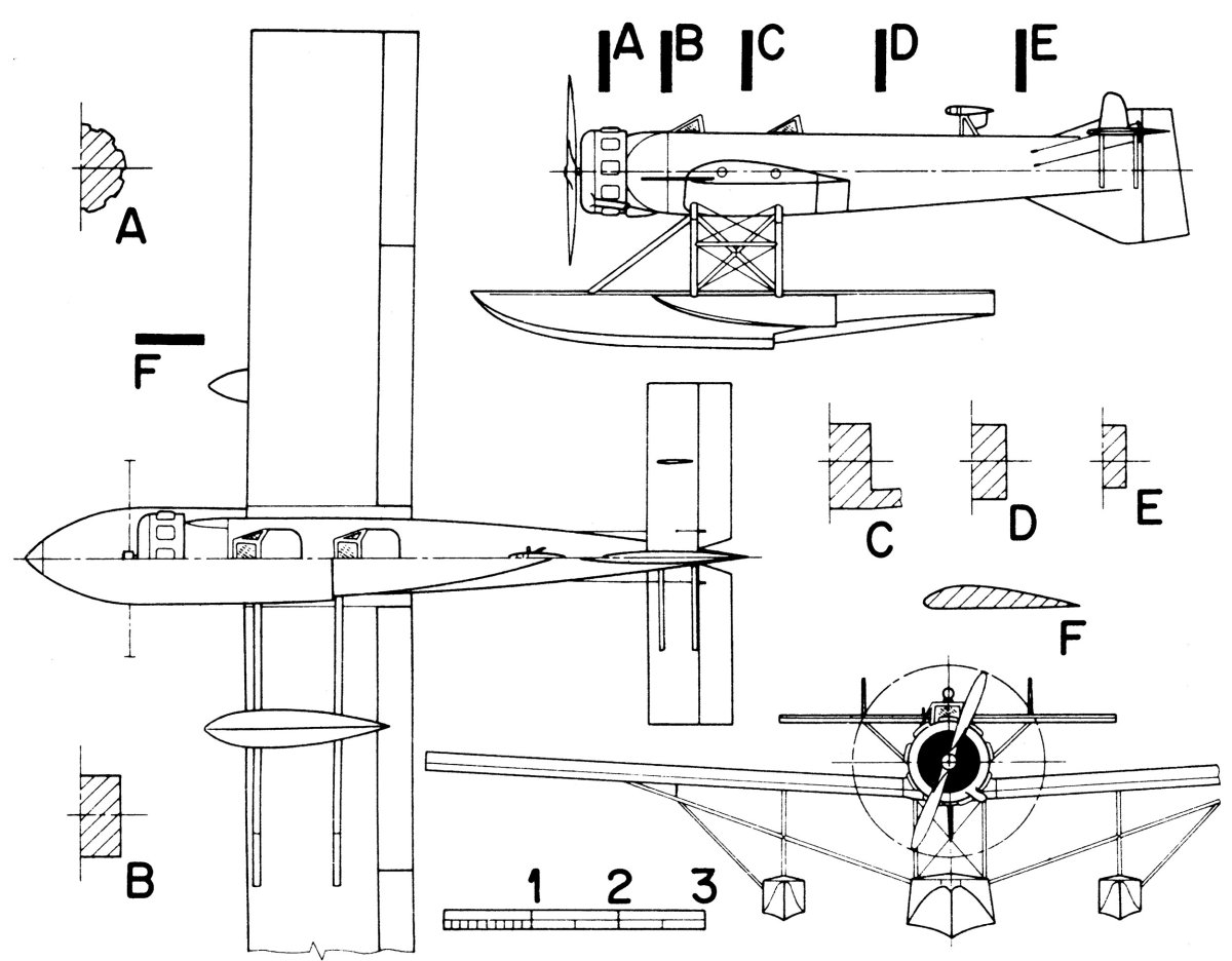 МБР-2 гидросамолёт чертежи