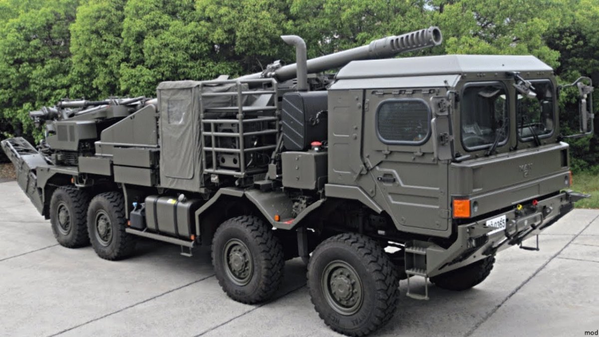 САУ Rheinmetall man 155mm