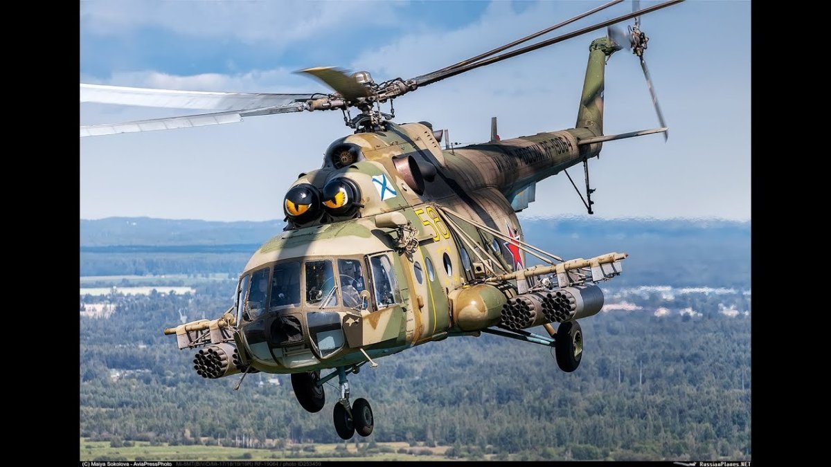 Боевой вертолёт ми-8