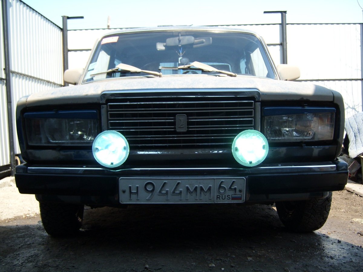Доп фары на ВАЗ 2107