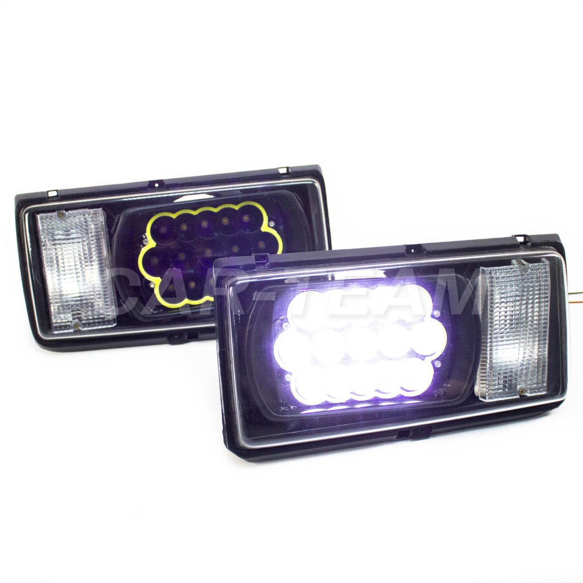 Фара ВАЗ 2107 С белым поворотником