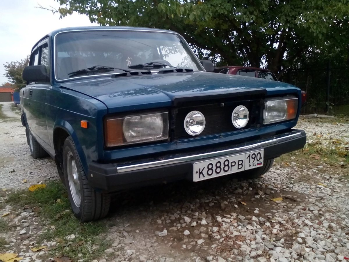 Круглые ПТФ ВАЗ 2105