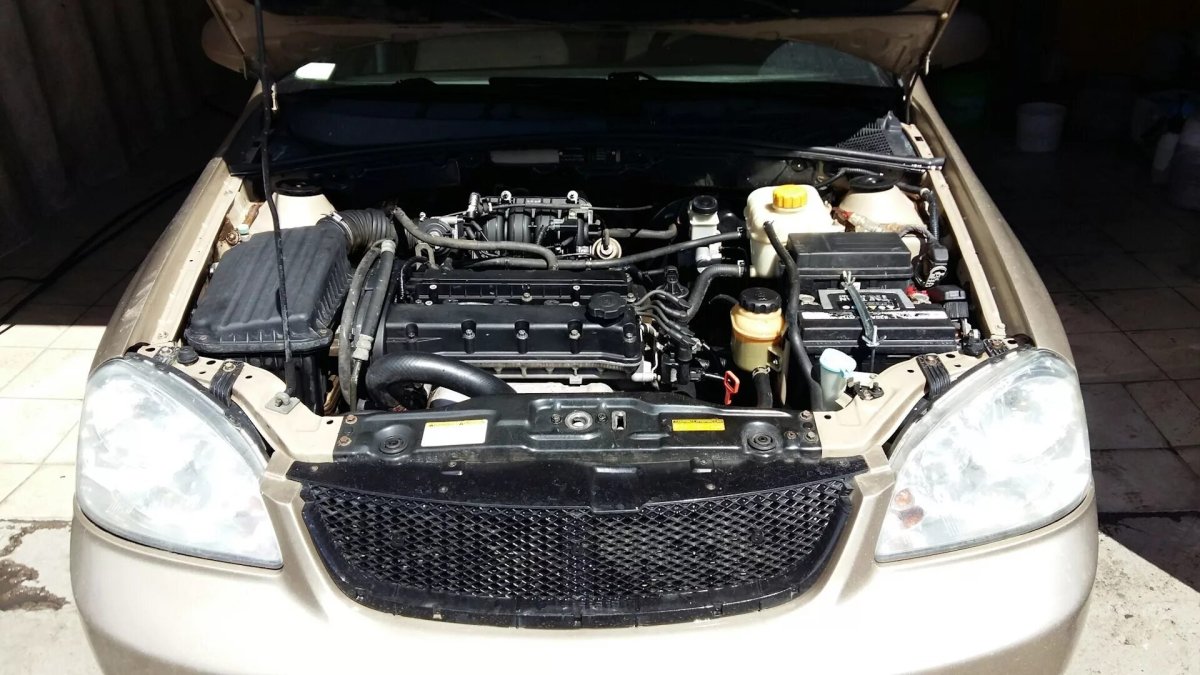 Lacetti мойка двигателя