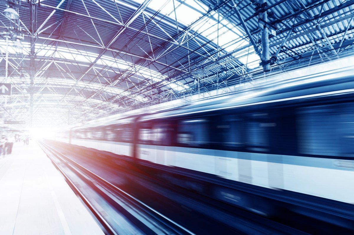 Поезд абстракция