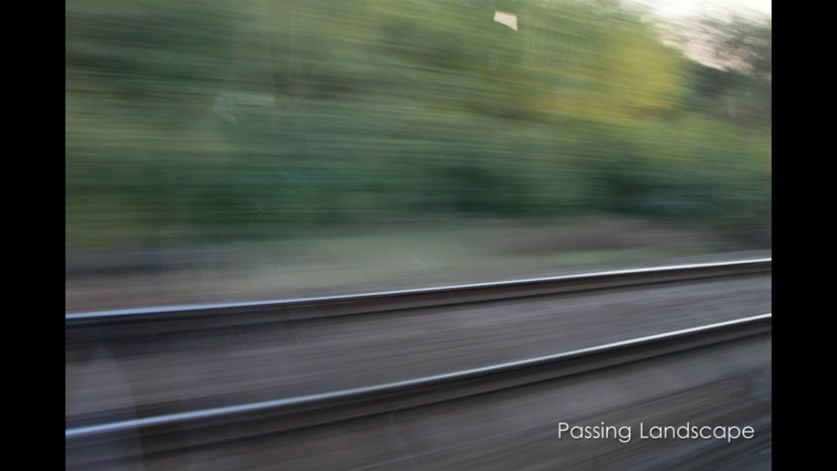 Дорога размытие в движении