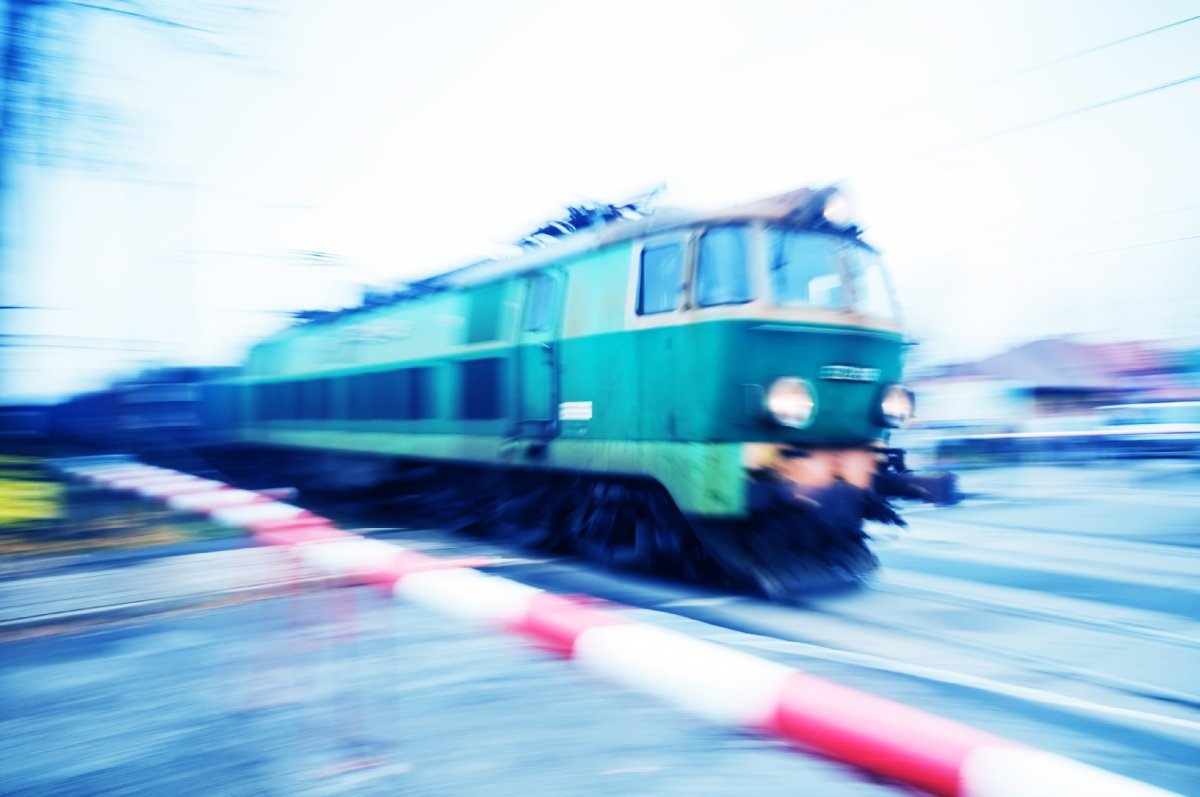 Train in Motion