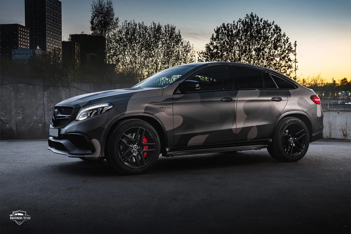 Mersedes GLE Coupe в пленке