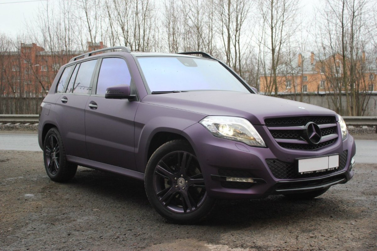 Матовый Мерседес GLK