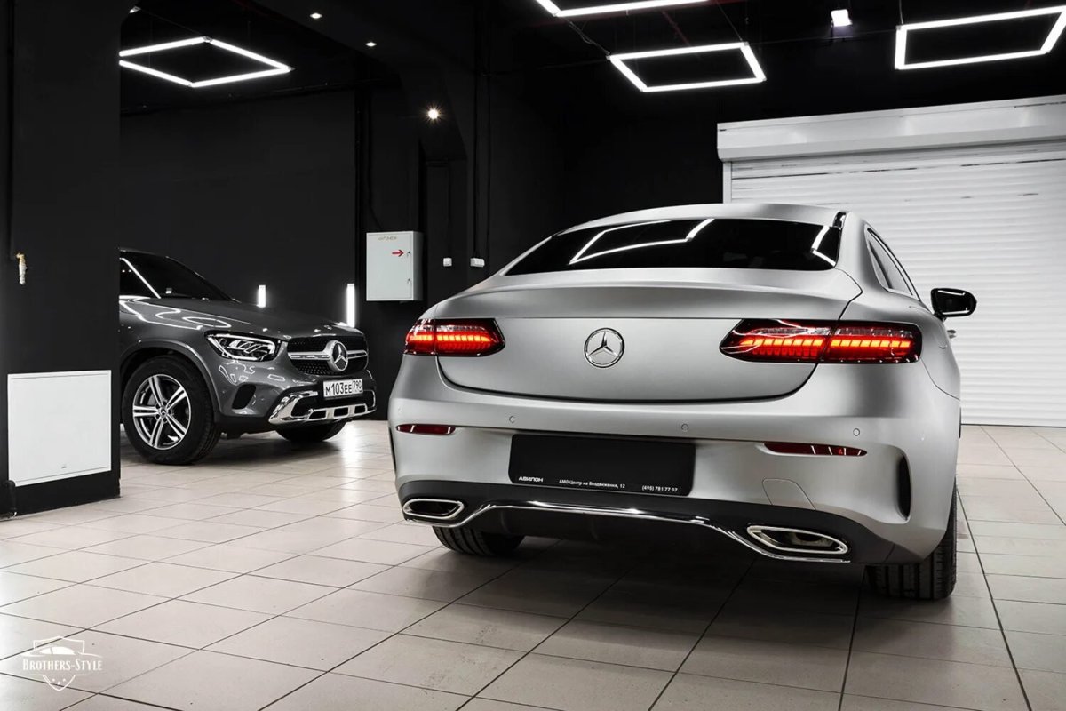 Е класс купе матовый