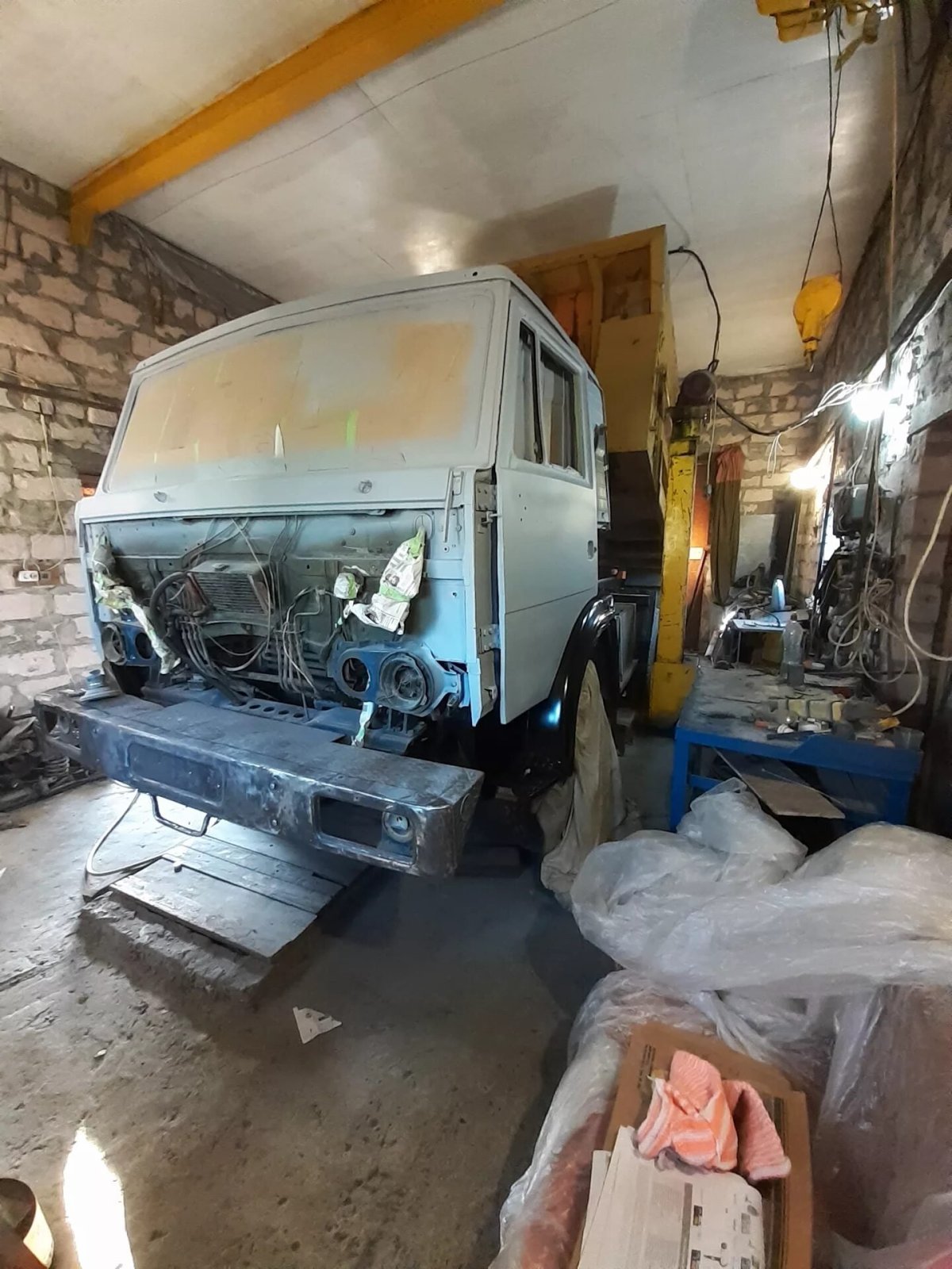 КАМАЗ 55111 внутри