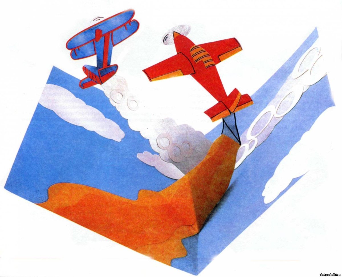 Поделка самолет