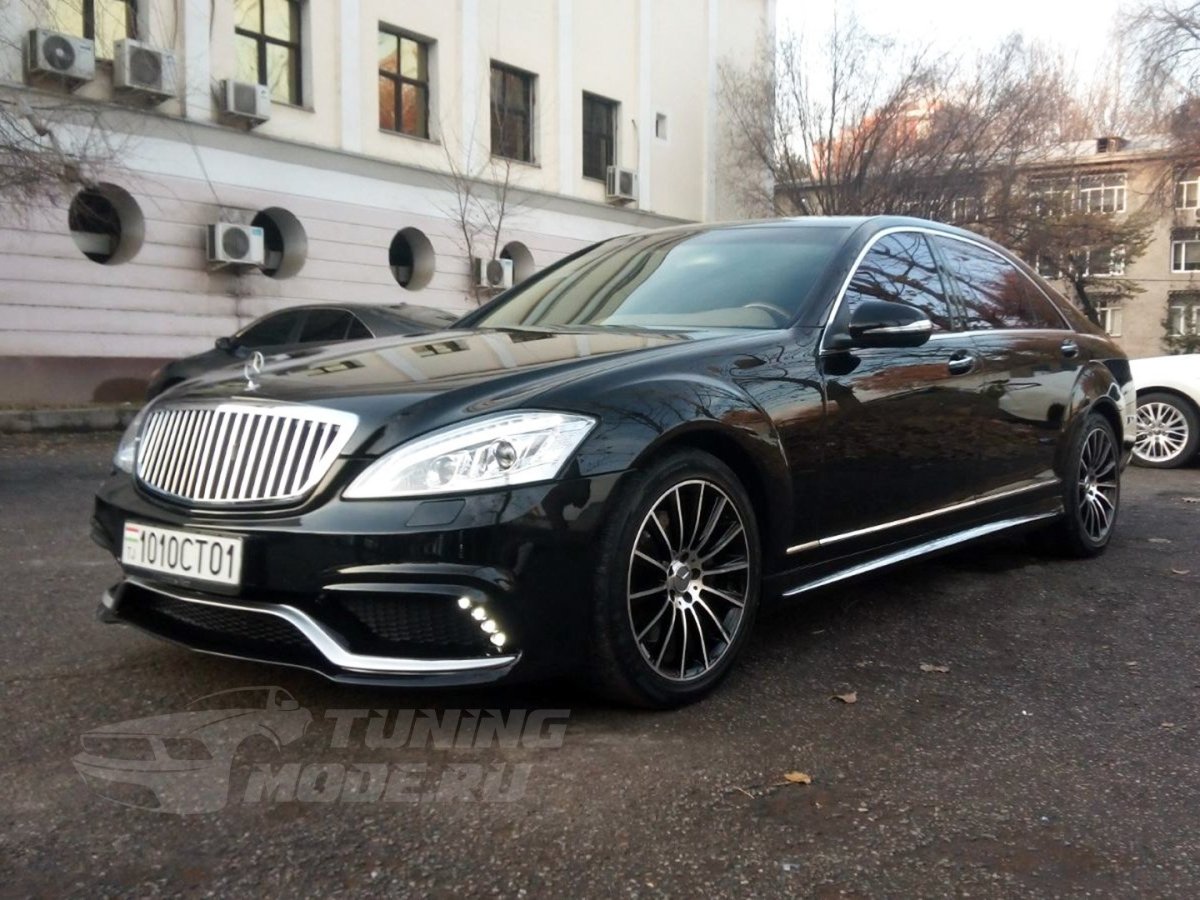 Передний бампер Мерседес w221