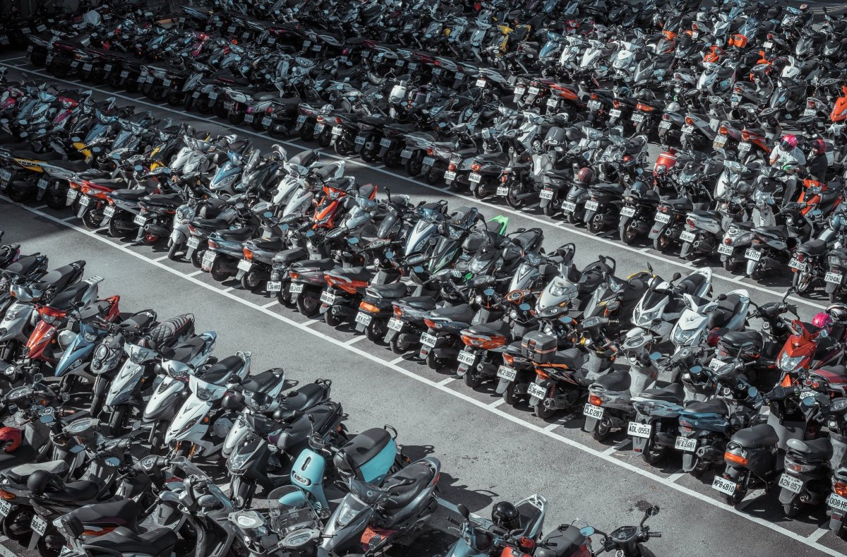 Стоянка мотоциклов