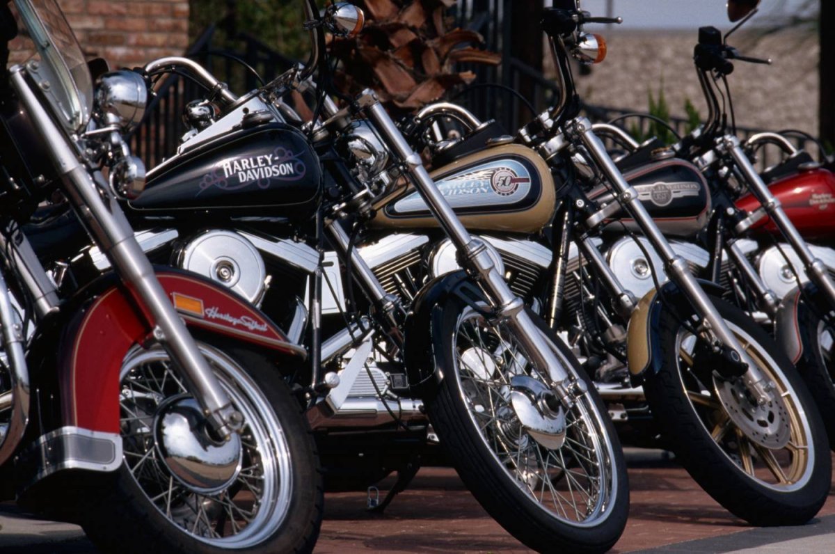 Байкерский мотоцикл