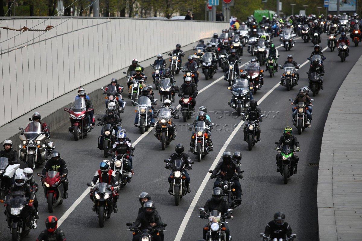 Сходка мотоциклистов