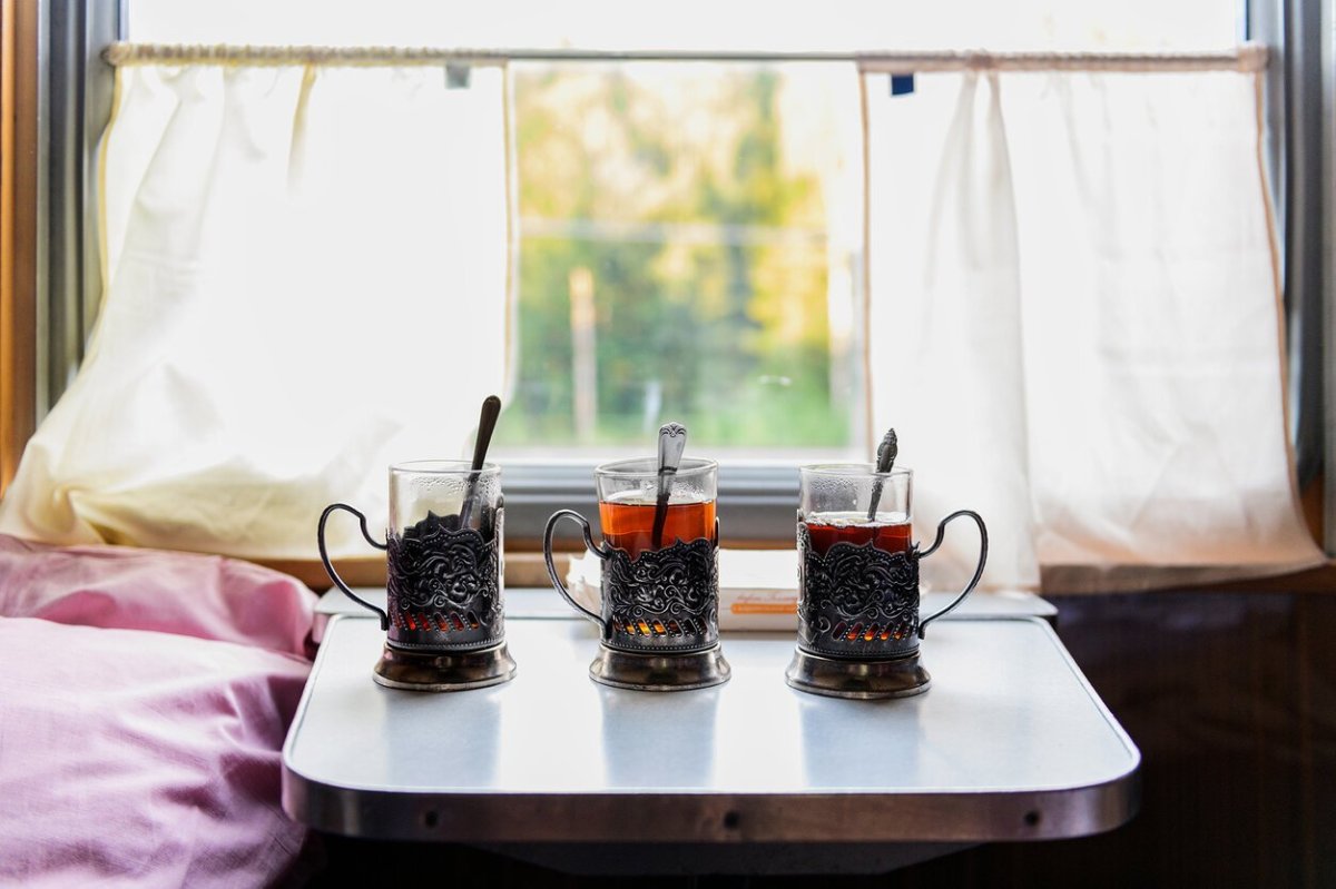Чай в поезде