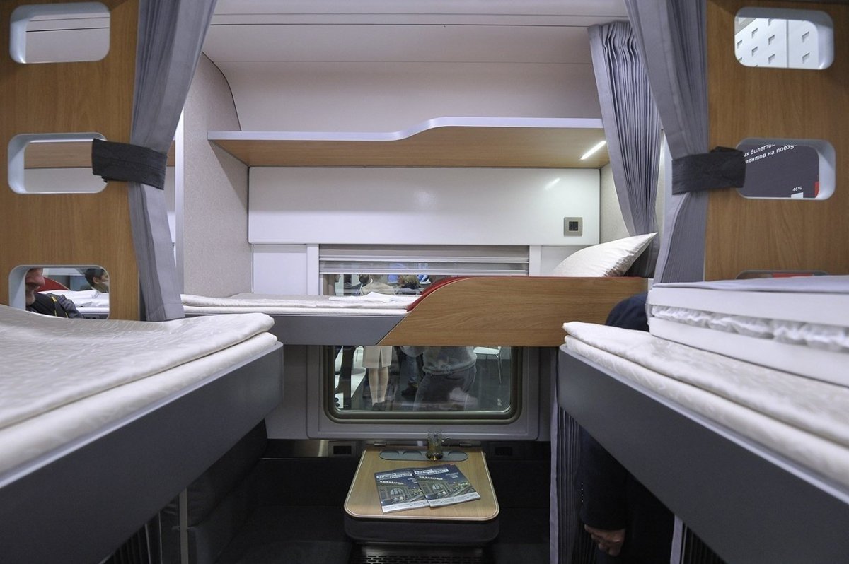 Купе РЖД верхняя полка