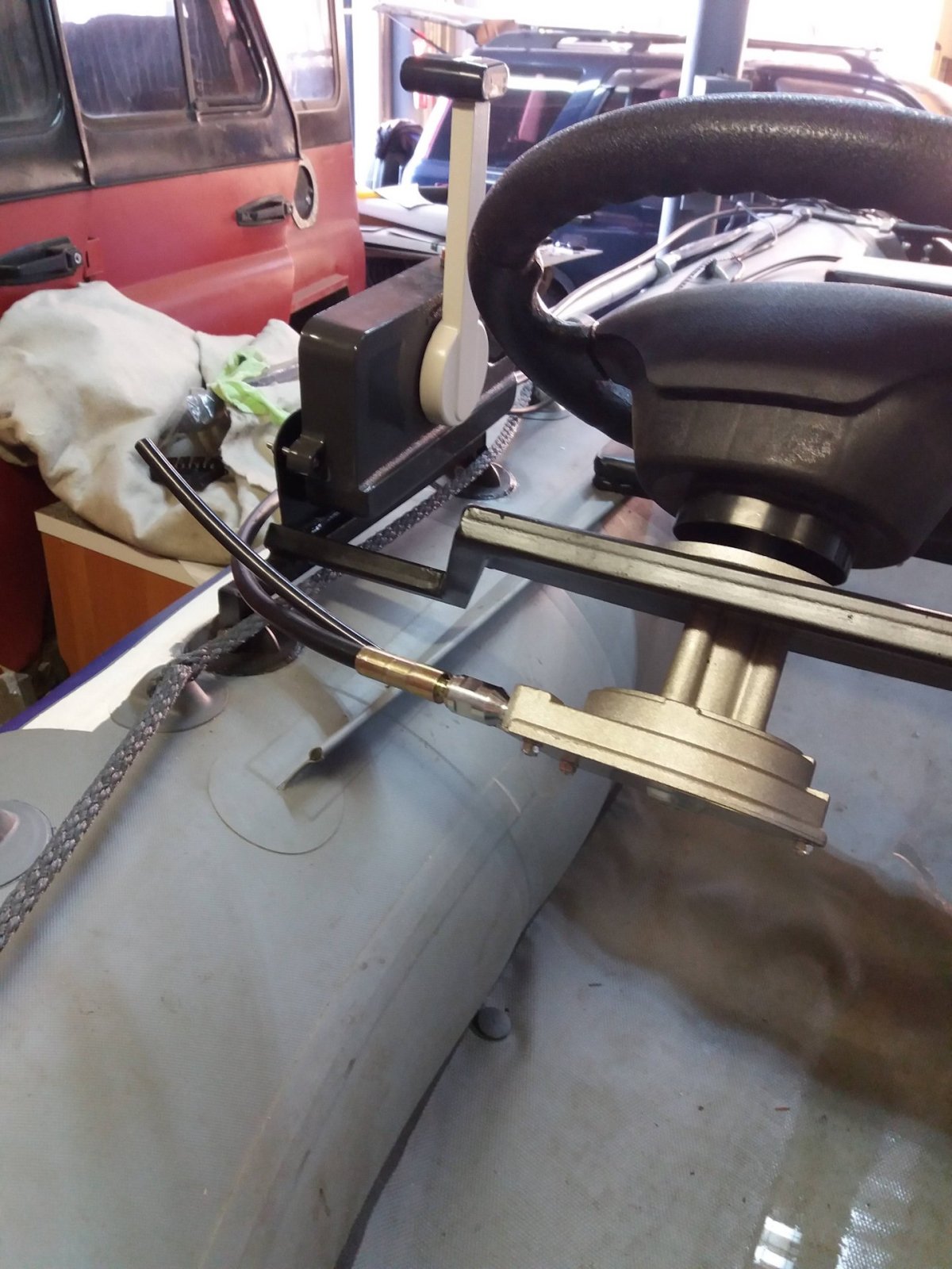 Yamaha 30 рулевое управление