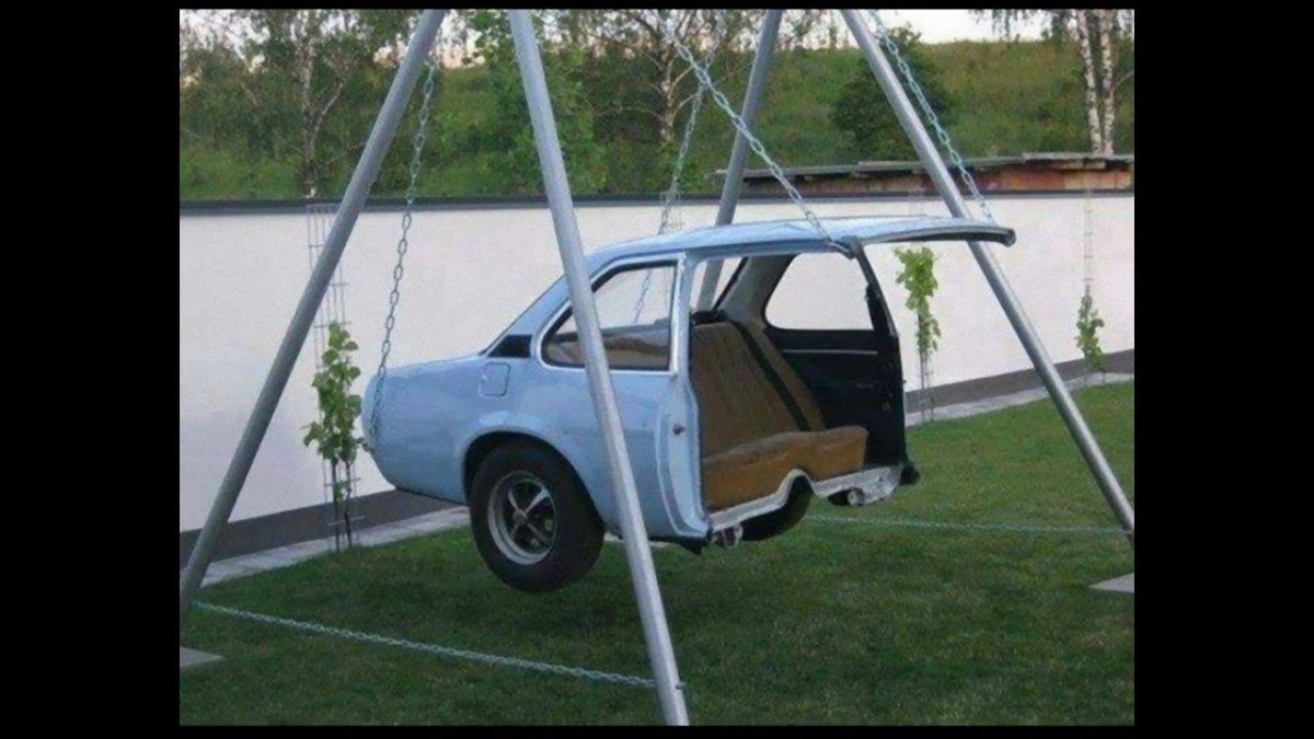 Качели из ВАЗ 2109