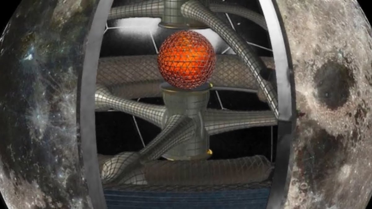 Гипотеза о полой Луне