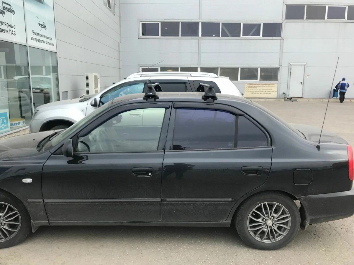 Багажник на крышу Хендай акцент ТАГАЗ