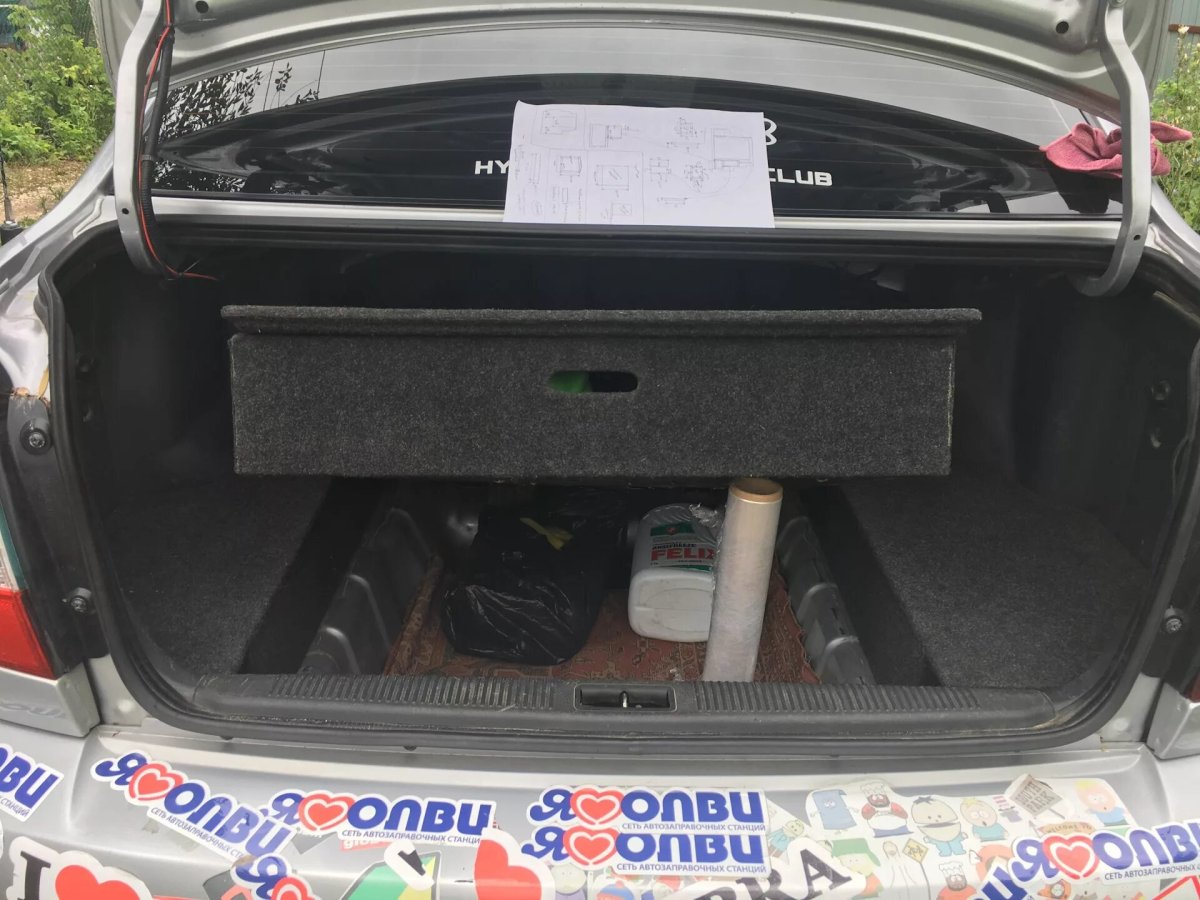 Фальшпол Hyundai Accent