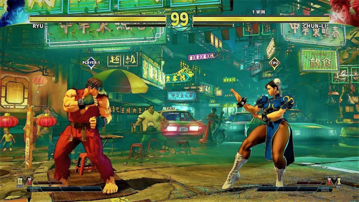 Стрит Файтер 5 геймплей