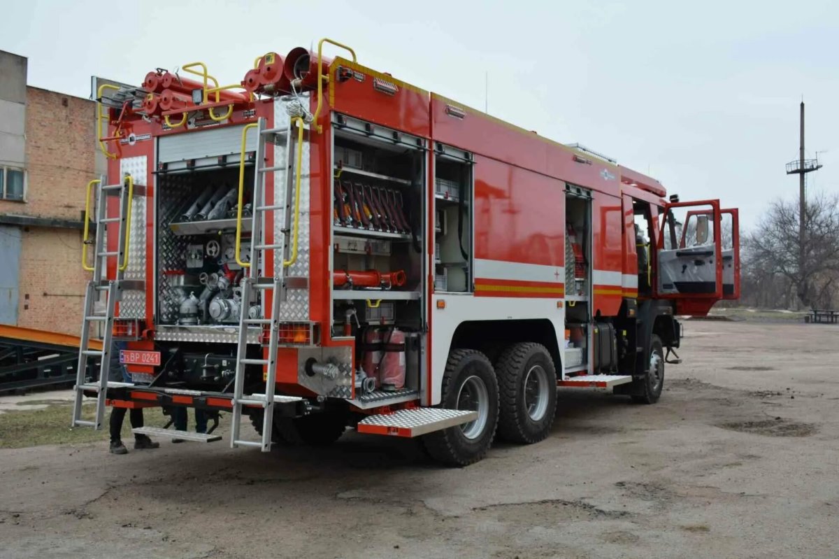 Пожарный МАЗ-520 экспериментальный
