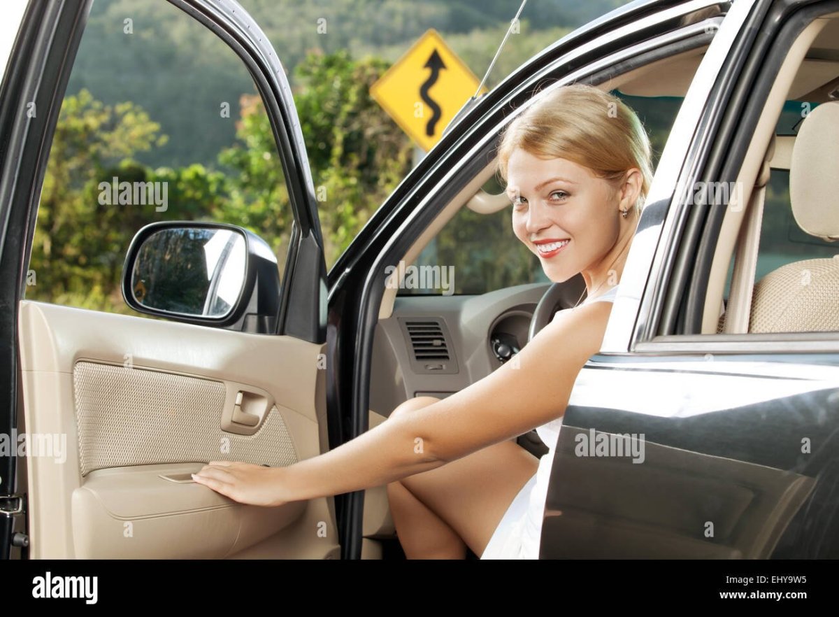 Фотосессия девушка лимузин