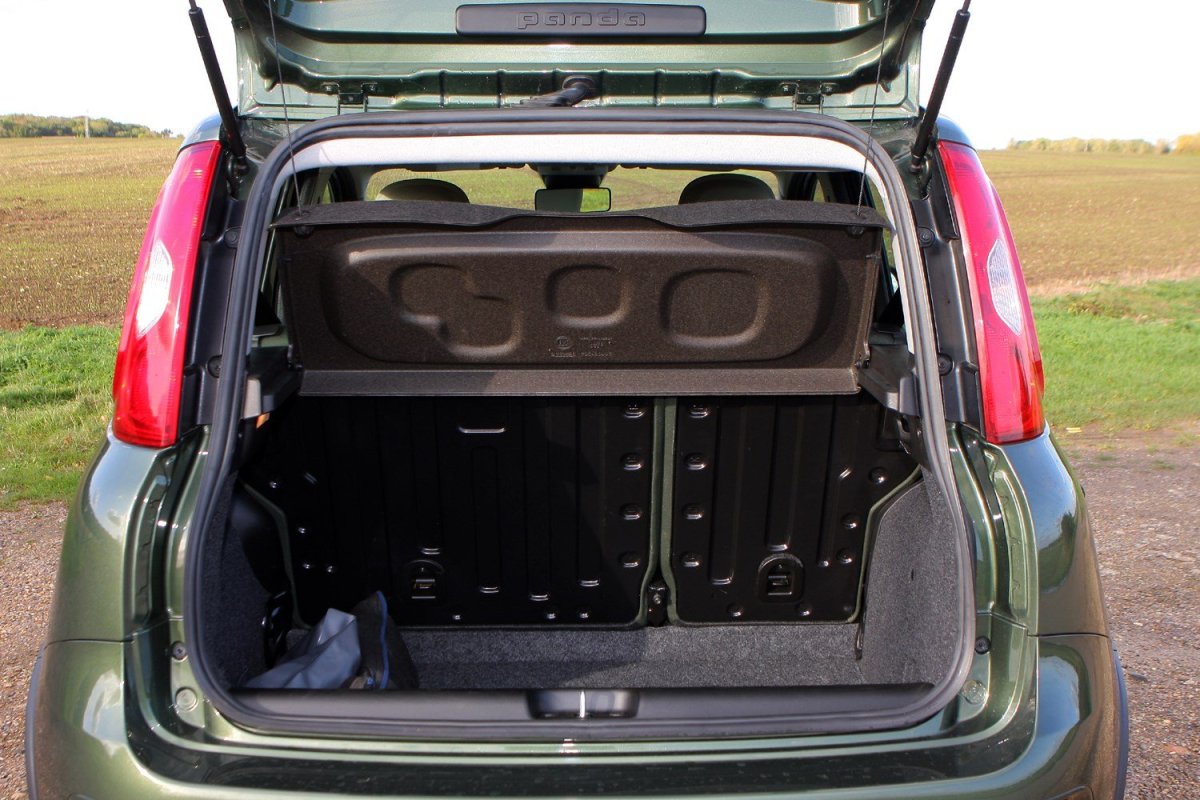 Фиат Панда открытие багажника