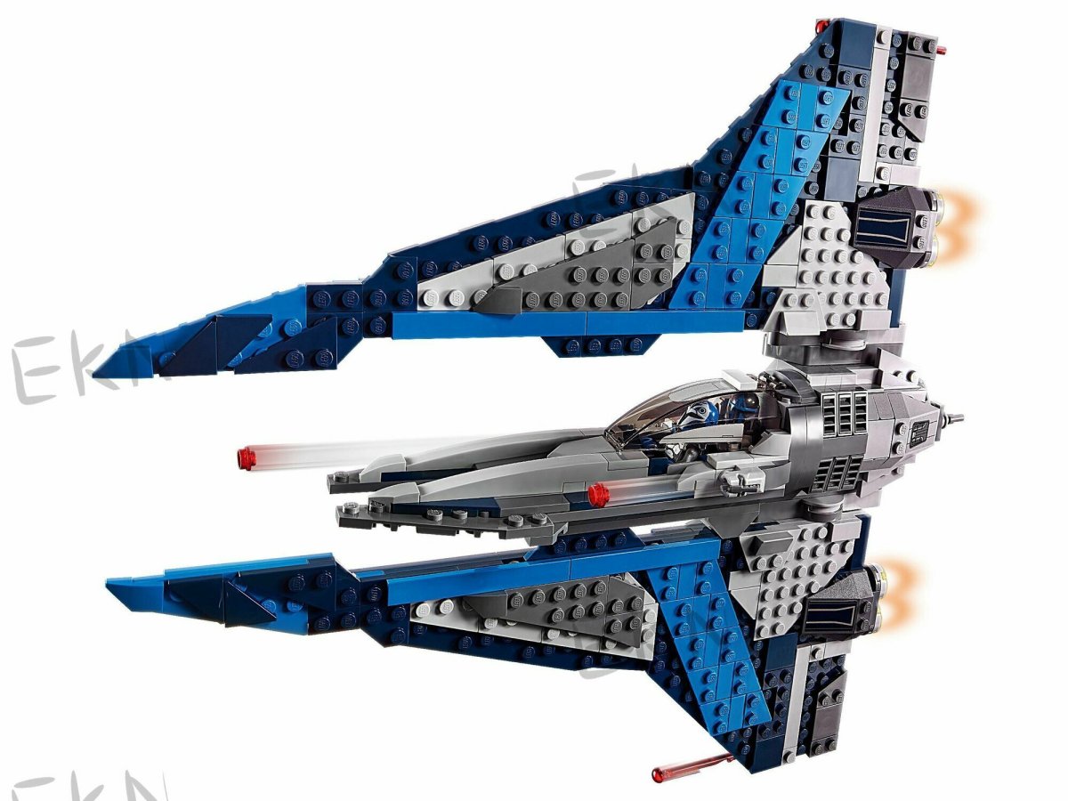 Звездный истребитель мандалорцев лего