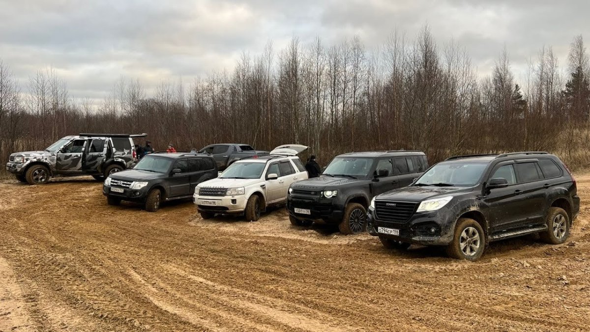 Паджеро 4 против Дискавери 4 на бездорожье